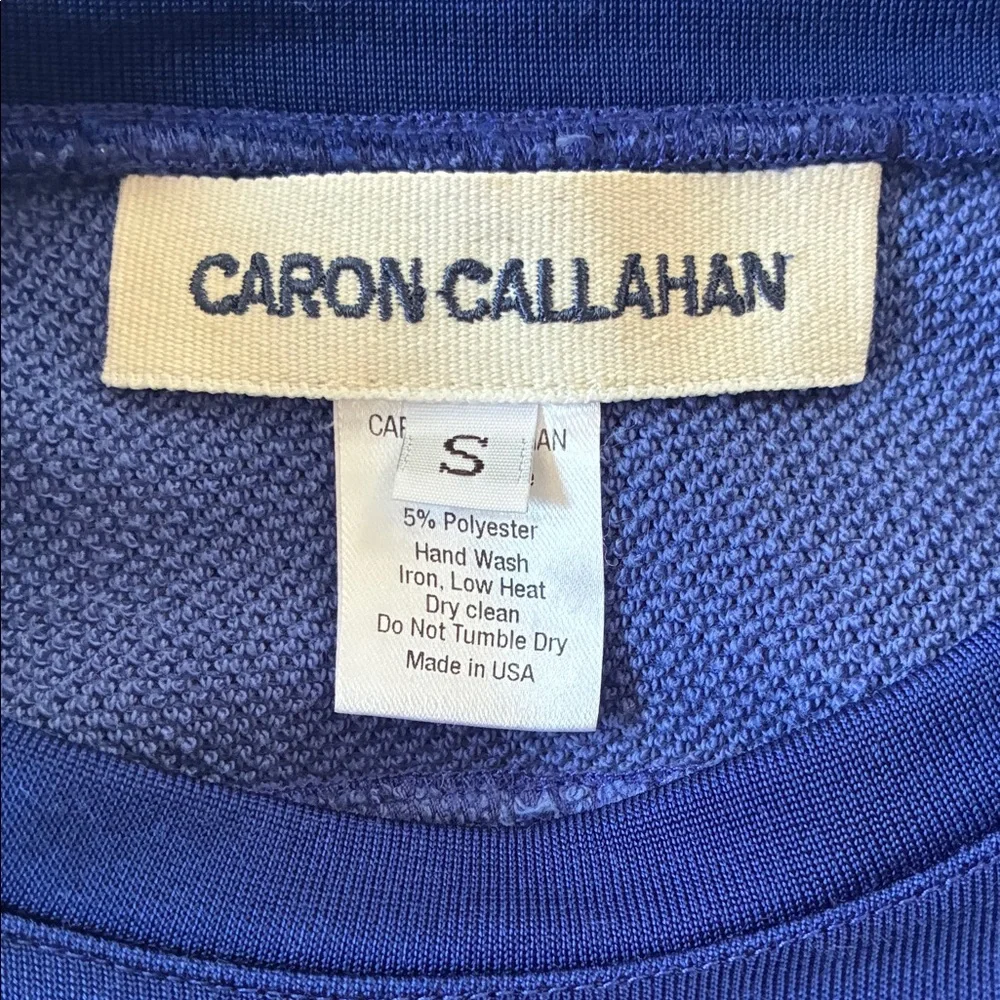 Caron Callahan Milo Tee in Royal Satin Jersey - Picture 4 of 6